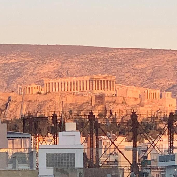 Fab New Flat In Central Athens W/ Acropolis Views Apartment ภายนอก รูปภาพ